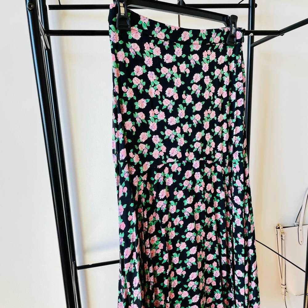 Zara Floral Skirt | Midi Length